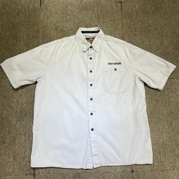 (L) Harley Daividson 할리데이비슨 포켓 셔츠 