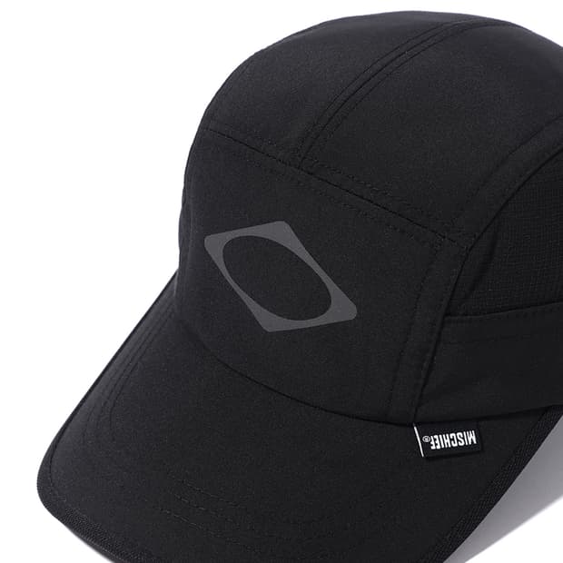 RHOMBUS RUNNING CAP-BLACK