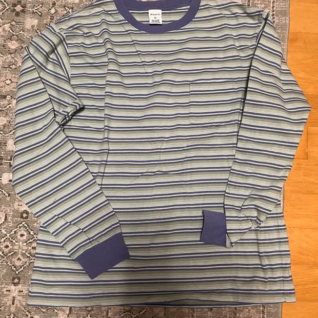 KHAKIS WASHED BORDER L/S TEE 