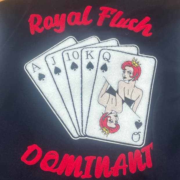 [새상품/M] 도미넌트 로얄 플러시 바시티 자켓 (사이즈 미스 방출)