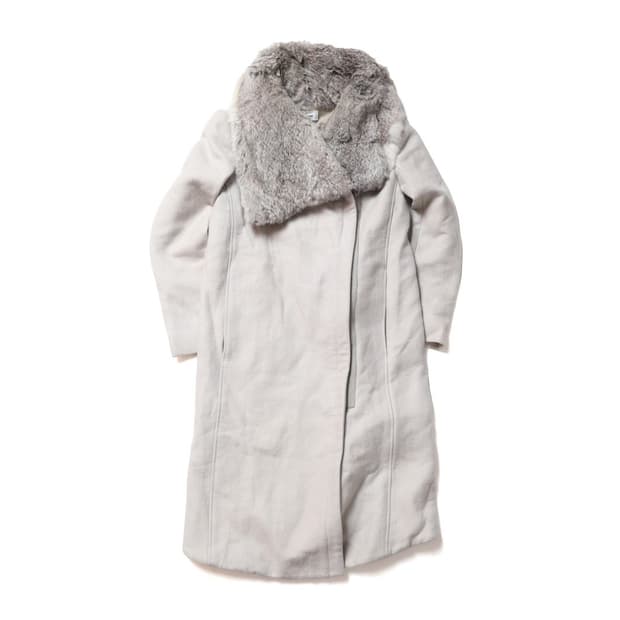 헬무트랭 Helmut Lang Rabbit Fur Coat 
