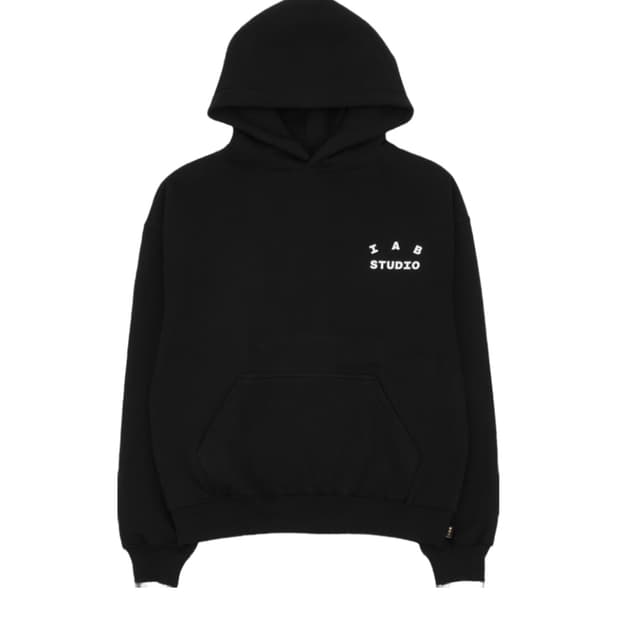 아이앱스튜디오 블랙 화이트 후드티