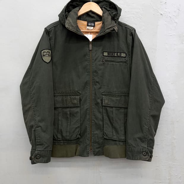 나이키 SB 투포켓 밀리터리 후드 자켓