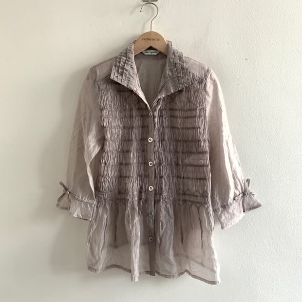 Mori lace shirts blouse