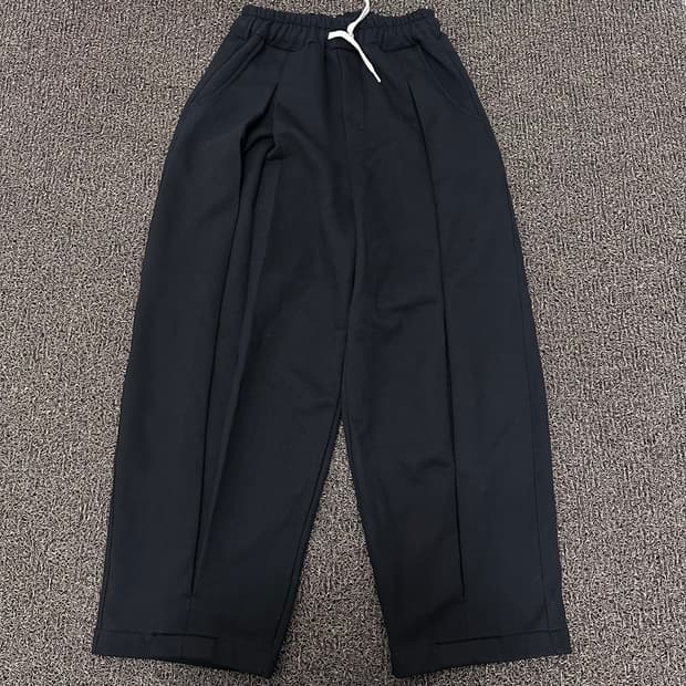 ANGLAN 앵글런 와이드 벌룬 팬츠 블랙