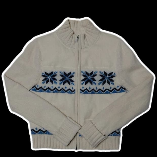 The Scotch House 눈꽃 니트 집업 38 (S)