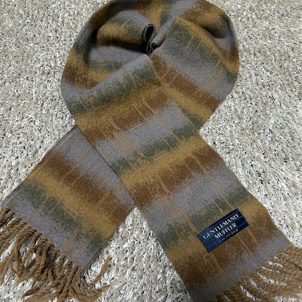 일제 젠틀맨 울 머플러