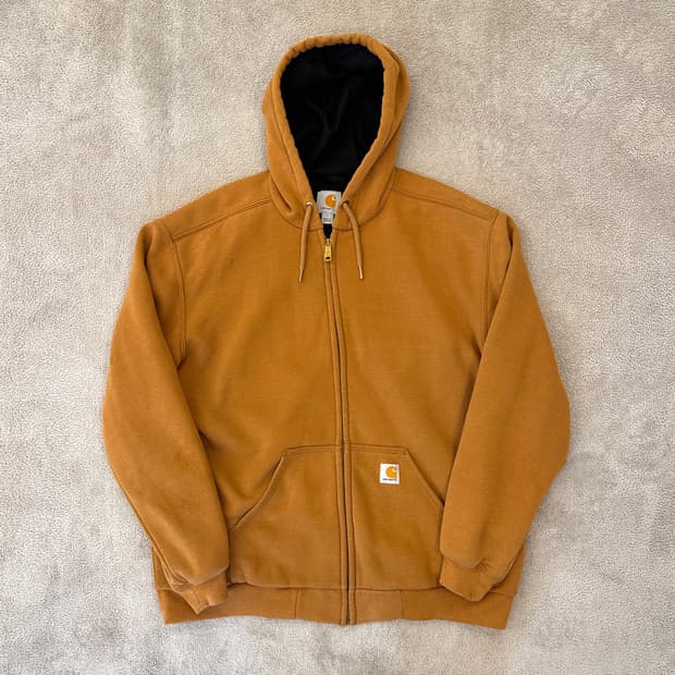 칼하트 써멀 후드집업 브라운