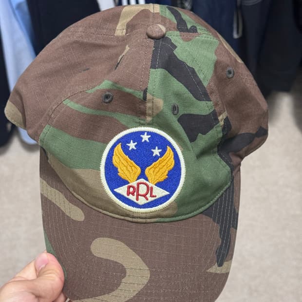 RRL 볼캡 카키 새상품