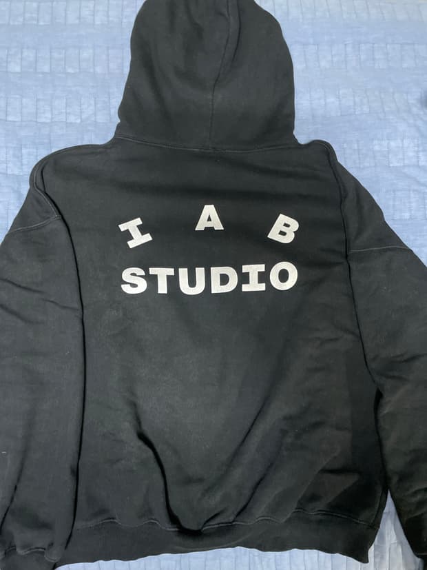 IAB STUDIO 후드 블랙 XL 18년 버전