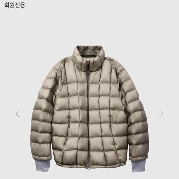 MODULAR LIGHT GOOSE PUFFER(KHAKI 1 size)