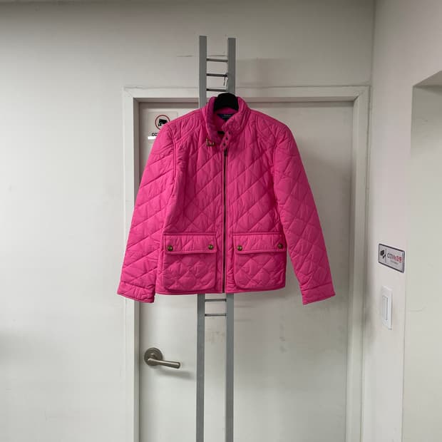 폴로 랄프로렌 핑크 퀄팅 자켓 XL16(W)