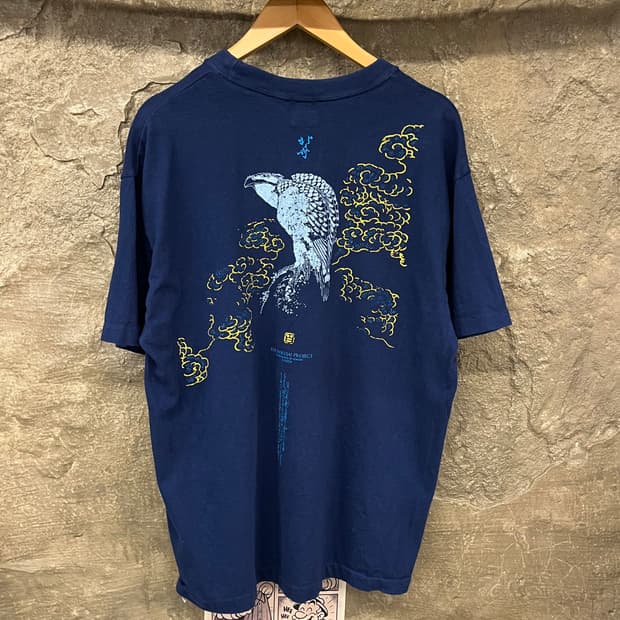 "Eagle And Snow" 호쿠사이 컬렉션 반팔티 L #csz729