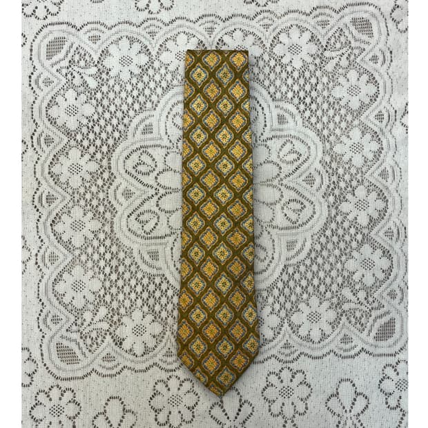 에르메네질도 제냐 패턴 넥타이 #csz3031
