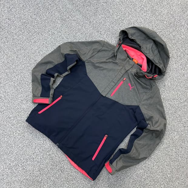 S 푸마 여성 등산 후드 바람막이 0401J