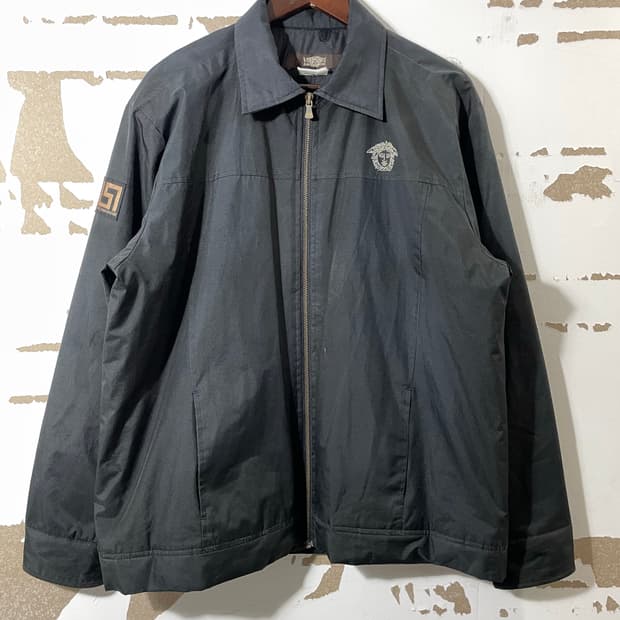 베르사체진스쿠튀르 칼라 블루종