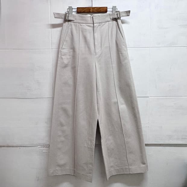 ebure 사이드 버클 와이드 팬츠  JPN