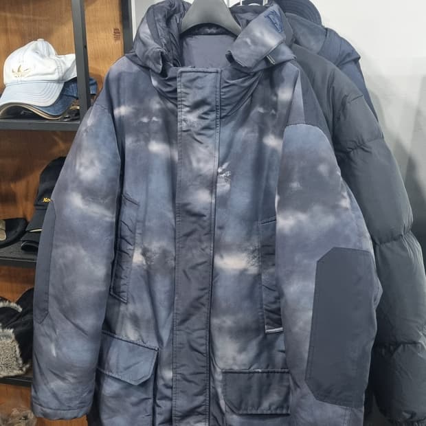 엠포리오 아르마니 타이다이 덕다운 패딩점퍼 105size 컨디션8/10