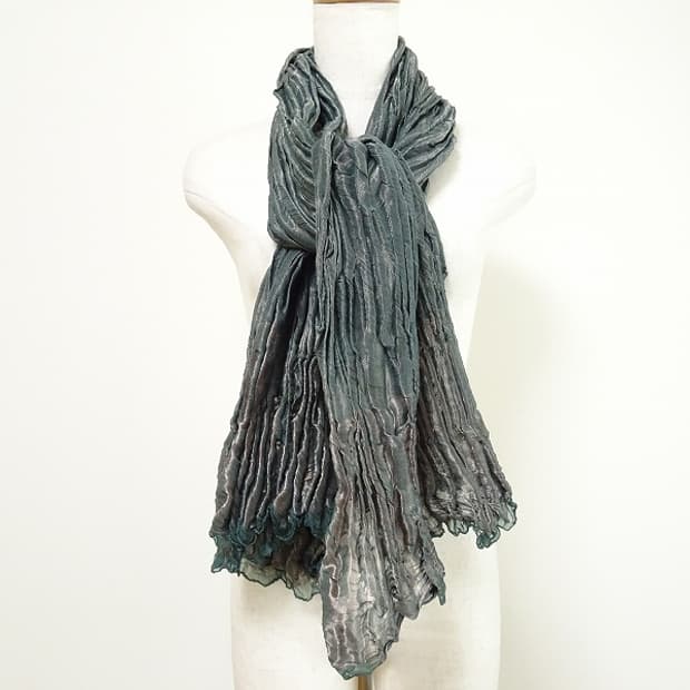 이세이미야케 PERMANENTE 실크 스톨 머플러