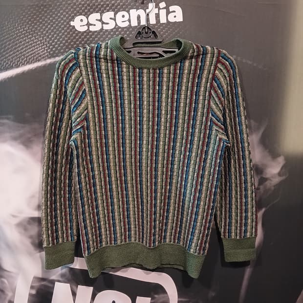 빈티지 케이블 패턴 니트