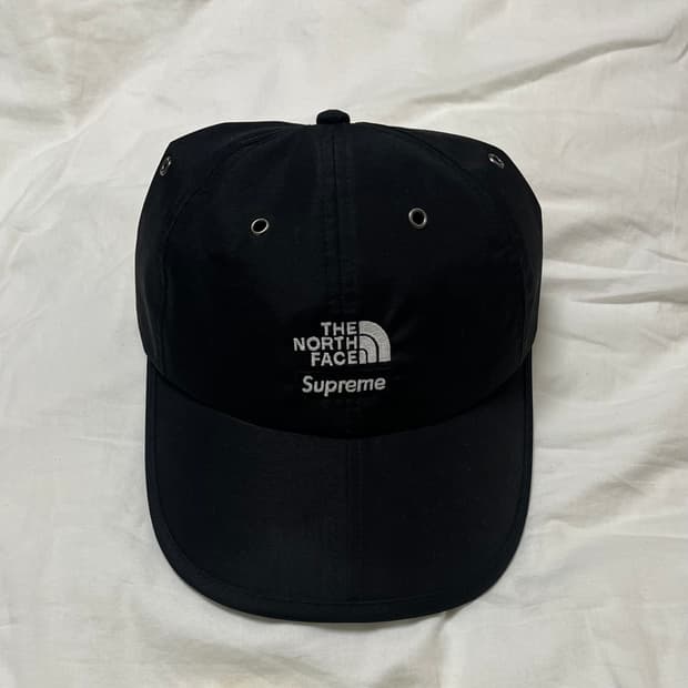 슈프림 x 노스페이스 24SS 스플릿 6패널 캡 블랙