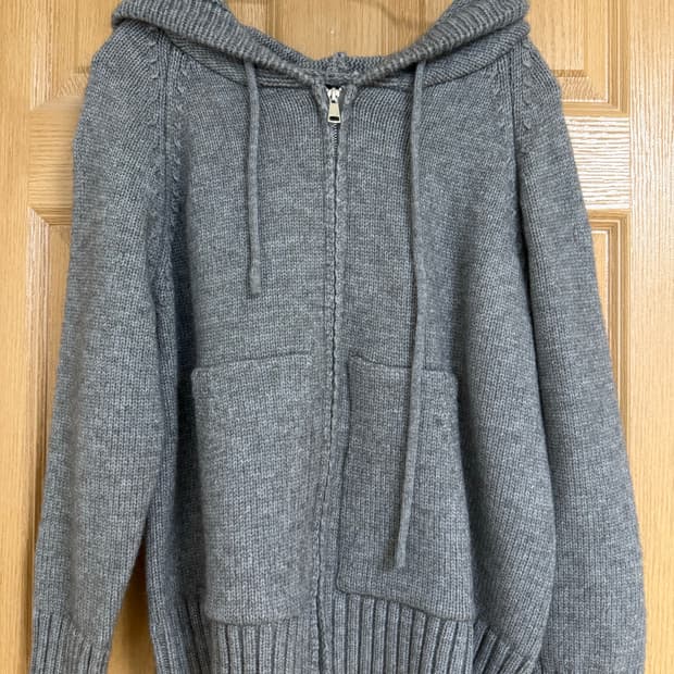 보세 빈티지 니트 아우터 후드집업