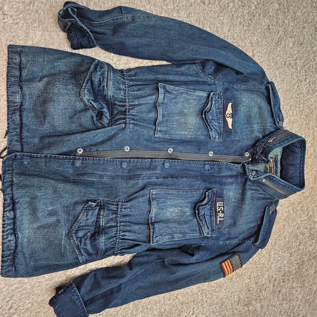 폴로 데님 소령야상