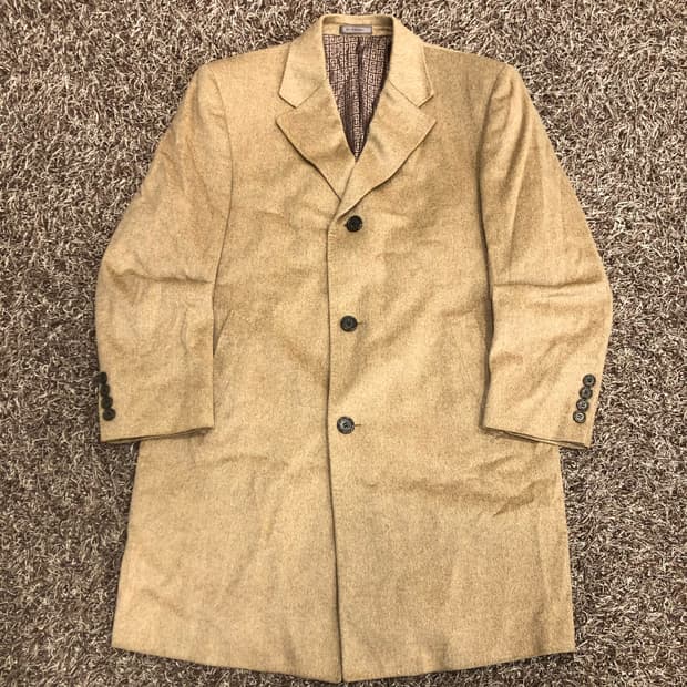 지방시 캐시미어 미니멀 싱글 코트