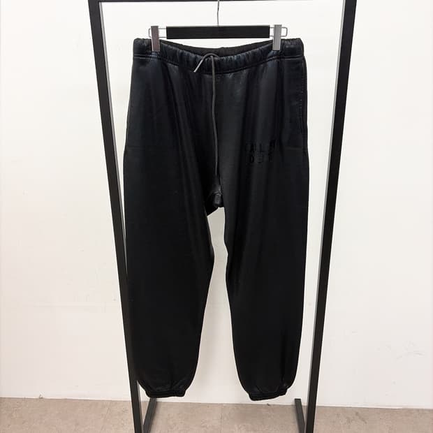 (정품/새상품) 갤러리 디파트먼트 남성 블랙 아날로그 스웻팬츠