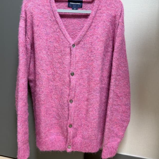 디스이즈네버댓 가디건 핑크 M