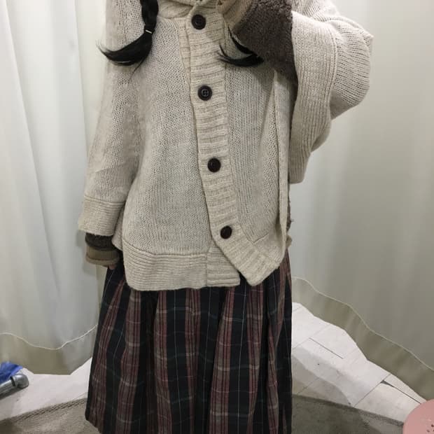 데일리 모리 케이프 가디건