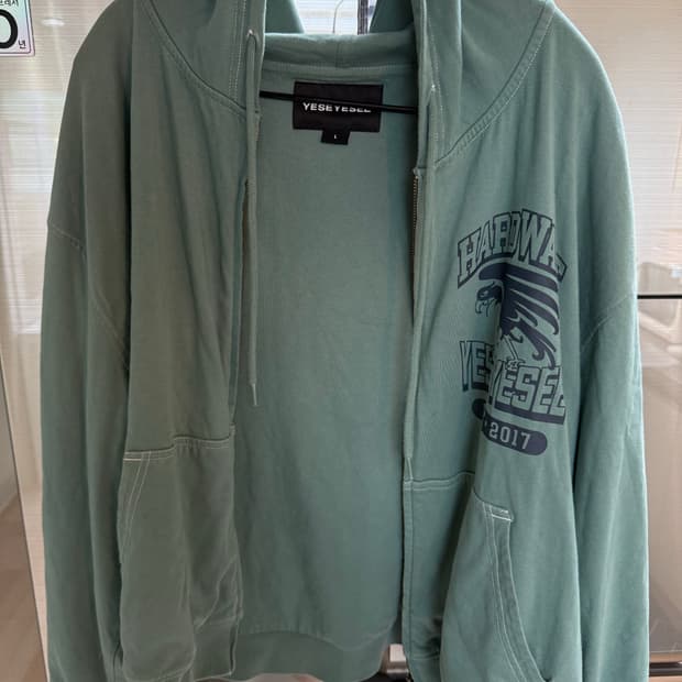 yeseyesee Single Stitch Hoodie Teal