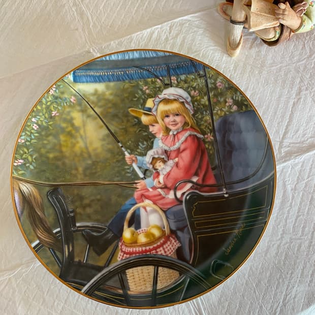 미국 빈티지 reco 장식접시