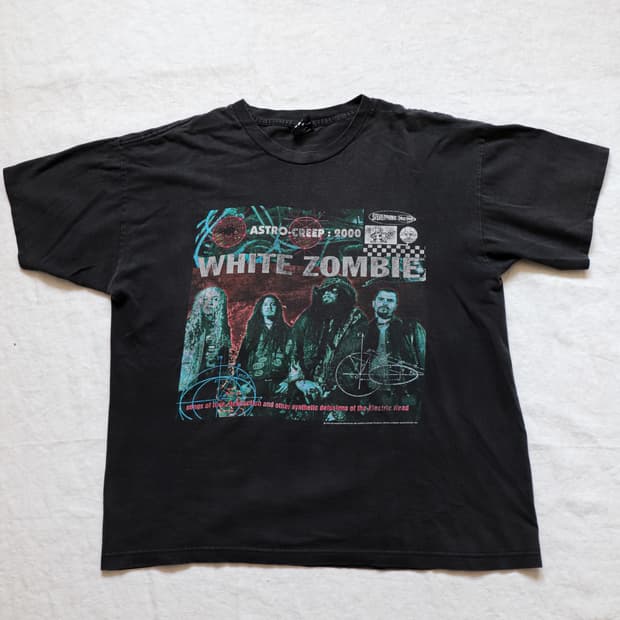 빈티지 90’s 화이트 좀비 티셔츠 XL