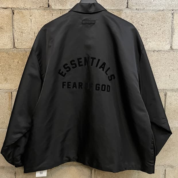 피어오브갓 에센셜 나일론 코치 자켓