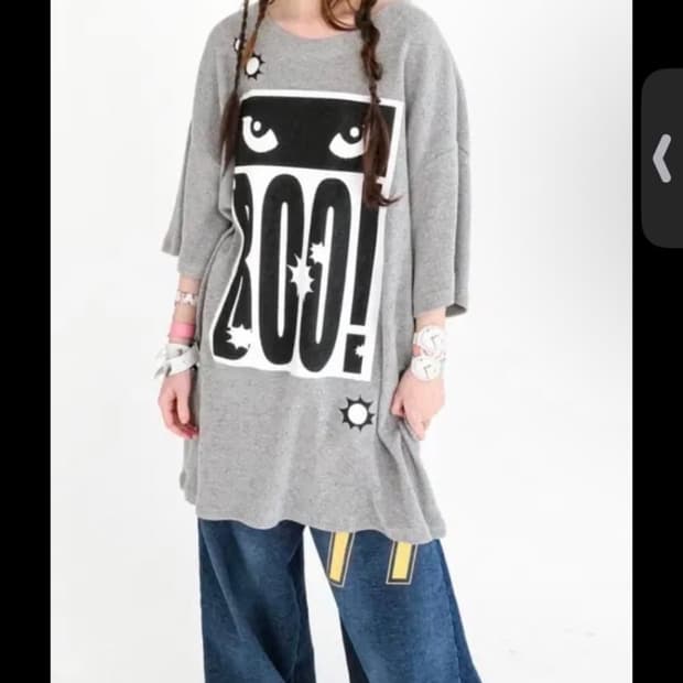 샵페어리 플라워 와플 탑 그레이