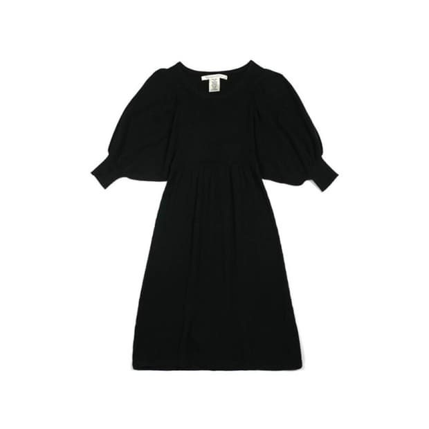 Max studio puff sleeve knit dress