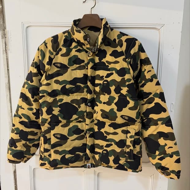 [무료배송]베이프 1st 카모 황계 패딩