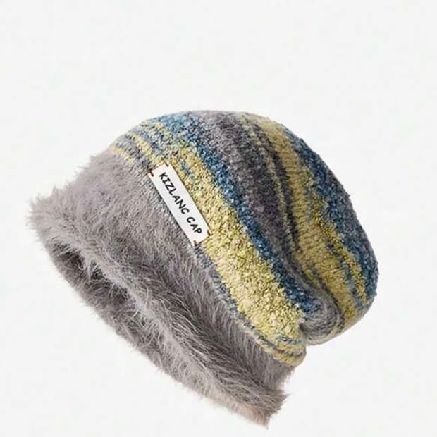 스트라이프 퍼  비니 