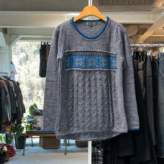 아츠로 타야마 알파카 니트