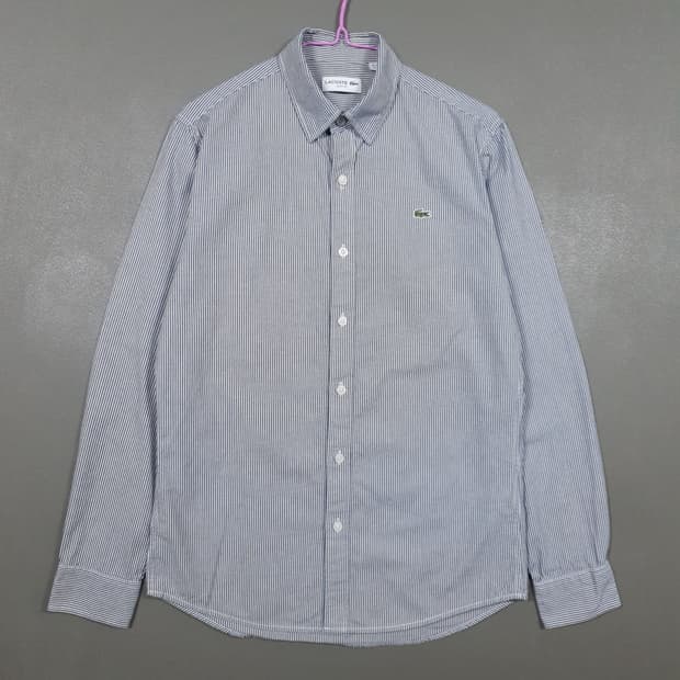 국내 95) 라코스테 신형 크록 버티칼 스트라이프 슬림 셔츠 남방