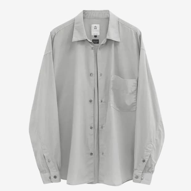 폴리테루 텐코 셔츠 2.0 워시드 그레이