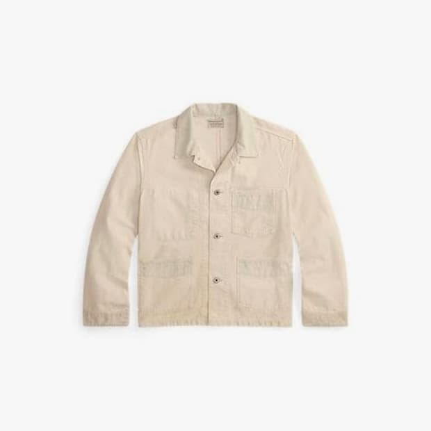 RRL 코듀로이 트림 셀비지 캔버스 재킷