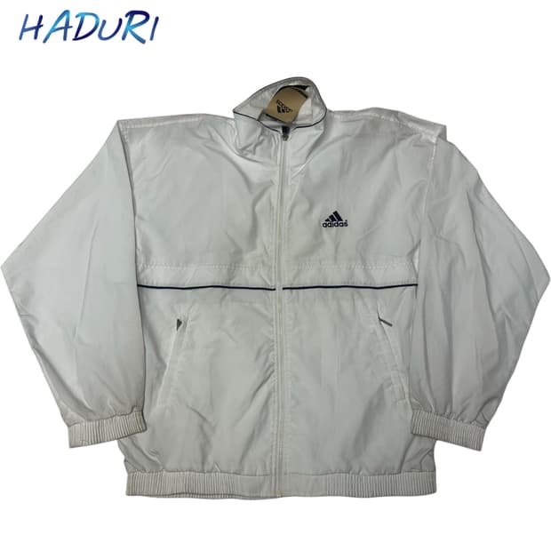 아디다스 00s 퍼포먼스로고 화이트바람막이 110