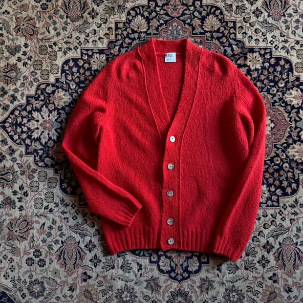 FEDELI 울 캐시미어 알파카 가디건 100