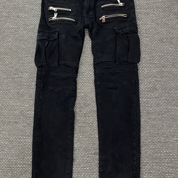 (ADORABLE)10’s Biker Zip Cargo Pants