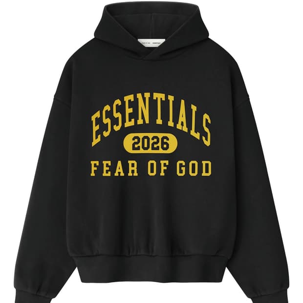 [미개봉/새상품]피어오브갓 피오갓 Essentials Fleece 후드티