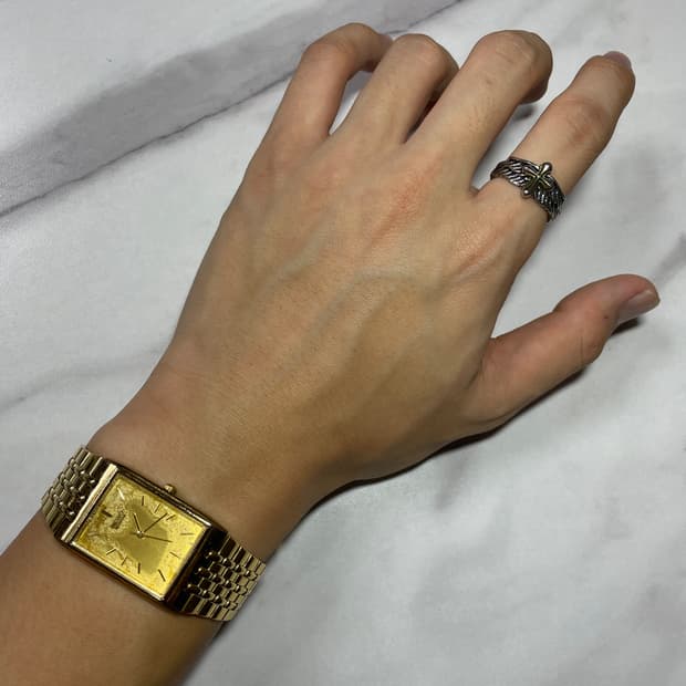 SEIKO - SEIKO QUARTZ SQUARE GOLD
