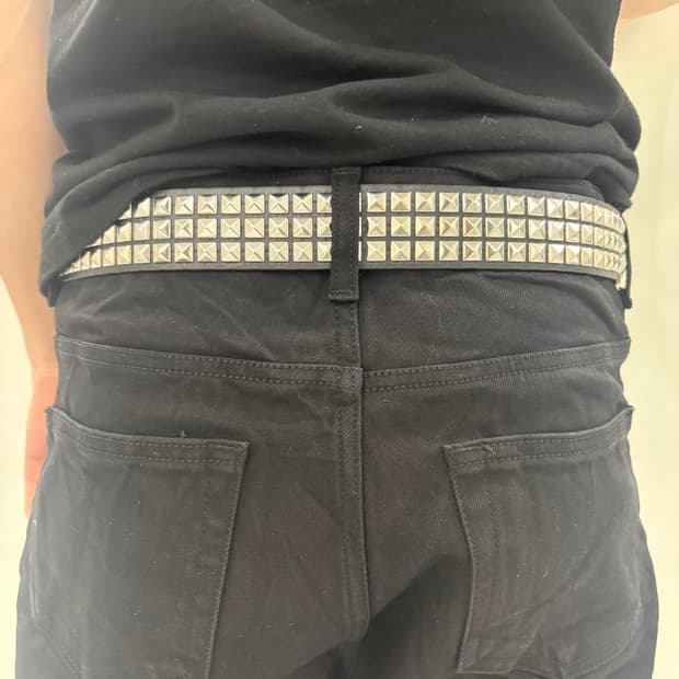 Vintage studs belt