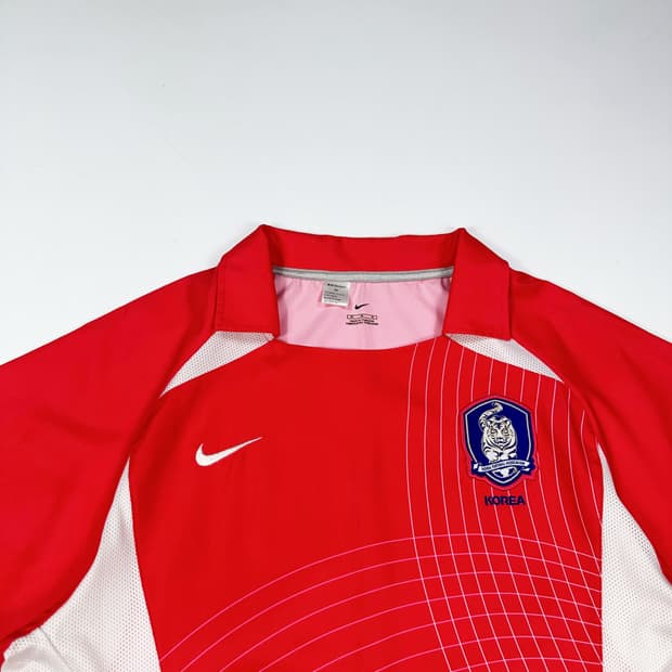 나이키 2002년 국대 노마킹 홈 축구유니폼 (M)